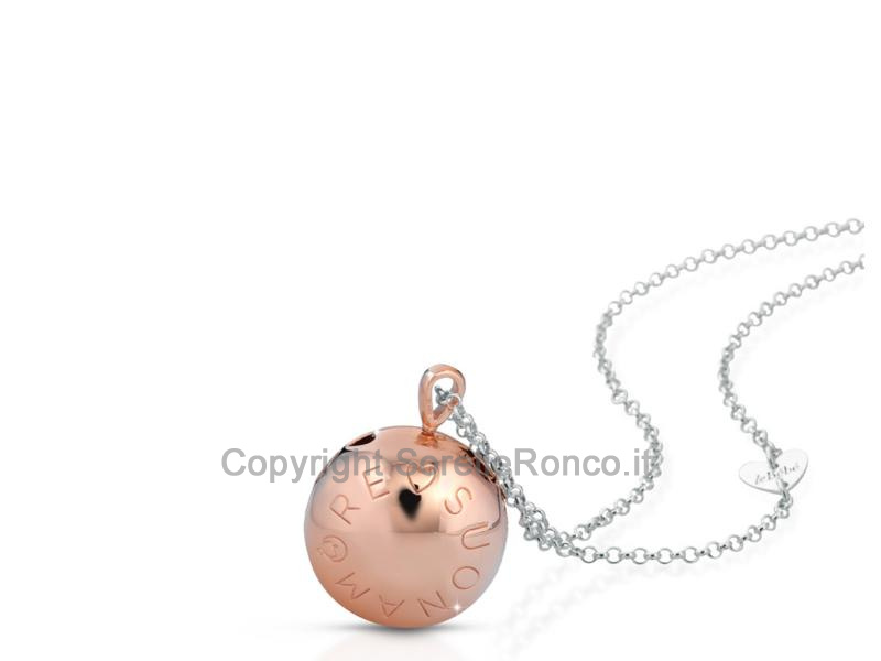 CIONDOLO SUONAMORE LE LUNE LE BEBÈ ROSÈ